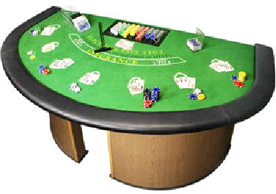 Illustration d'une table de BlackJack